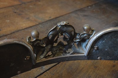 Lot 71 - 19th Century plated iron fender