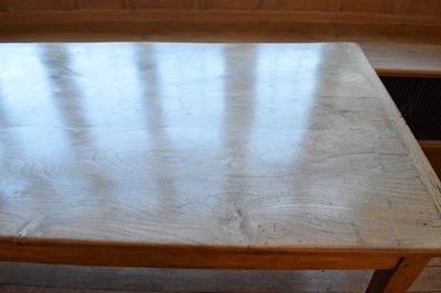 Lot 88 - Early 19th Century elm farmhouse table