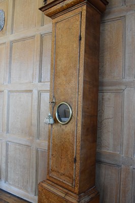 Lot 99 - John Norcot, London – Fine walnut and seaweed marquetry eight-day brass dial longcase clock