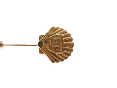 Lot 41 - BP British Petroleum yellow metal stick pin badge