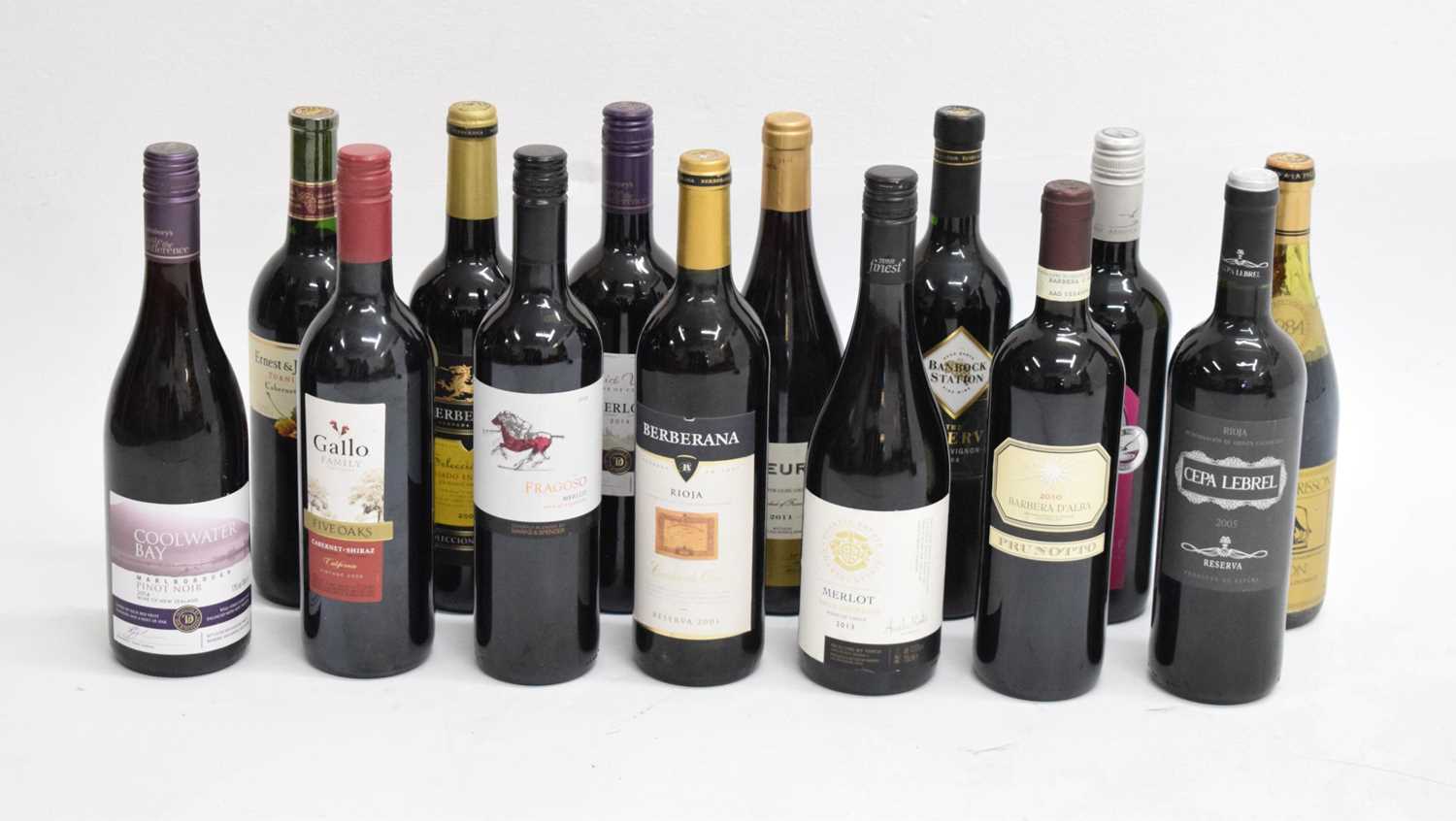 Lot 346 - Fourteen bottles of red table wine