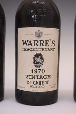 Lot 743 - Warre’s Tricentenary Vintage Port, 1970