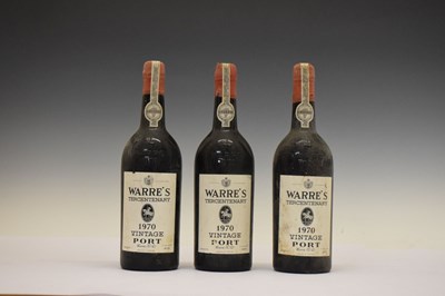 Lot 743 - Warre’s Tricentenary Vintage Port, 1970