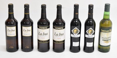 Lot 355 - Seven bottles of Sherry