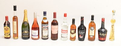 Lot 363 - Quantity of spirits, liquors, etc