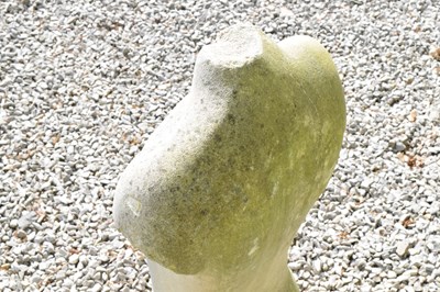 Lot 217 - Reconstituted stone male torso