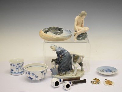 Lot 301 - Collection of Royal Copenhagen figures, etc