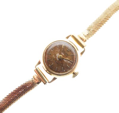 Lot 104 - Nivada - Lady's 9ct cocktail watch