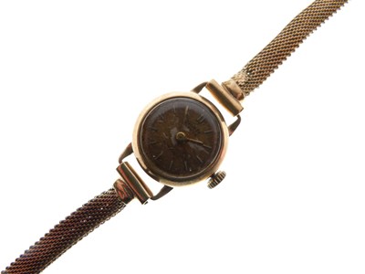 Lot 104 - Nivada - Lady's 9ct cocktail watch