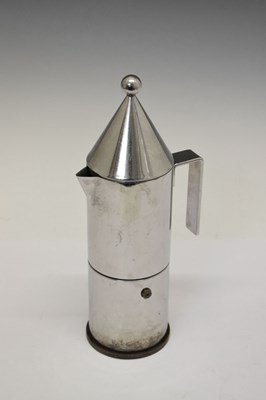 Lot 245 - Alessi espresso maker coffee pot designed by Aldo Rossi