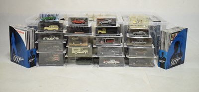 Lot 294 - Large collection of James Bond 007 Eaglemoss cars and magazines