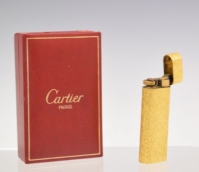 Lot 227 - Cartier - Gold plated pocket lighter