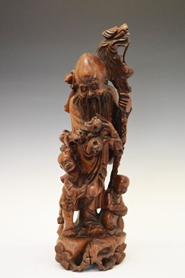 Lot 351 - Chinese rootwood sculpture