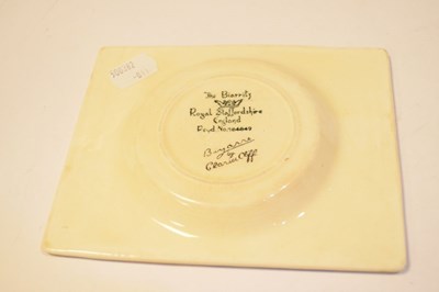 Lot 386 - Clarice Cliff Bizarre - Coral Firs side plate