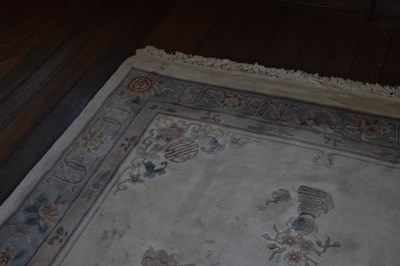 Lot 110 - Chinese cream wool rug