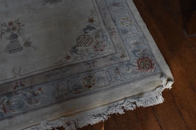 Lot 110 - Chinese cream wool rug