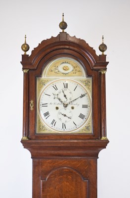 Lot 415 - Longcase clock, James Costar (Coster), Henley