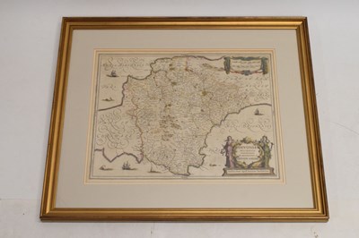 Lot 500 - Map of Devon