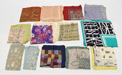 Lot 207 - Group of Jaeger and other silk scarves