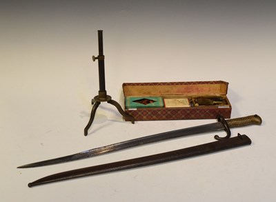 Lot 193 - French chassepot bayonet