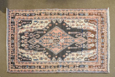 Lot 497 - Middle Eastern wool rug, possibly Persian