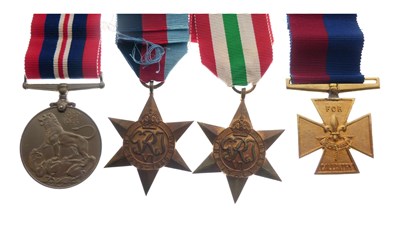 Lot 288 - The Boys Scouts Association Gilt Cross for Gallantry and Second World War Medals