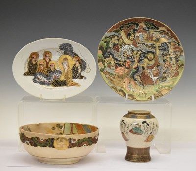 Lot 357 - Collection of Japanese Meiji period Satsuma ceramics