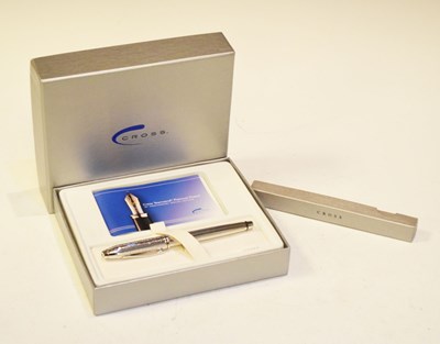 Lot 231 - Cross Townsend Platinum Plated 10th Anniversary Special Edition fountain pen