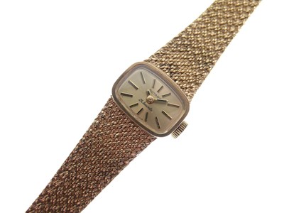 Lot 106 - Rotary - Lady's 9ct gold bracelet watch