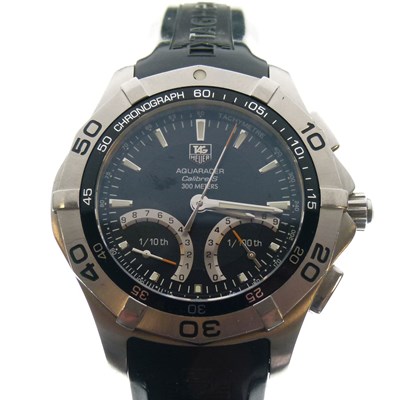 Lot 114 - Tag Heuer - Gentleman's Aquaracer Calibre S Chronograph wristwatch