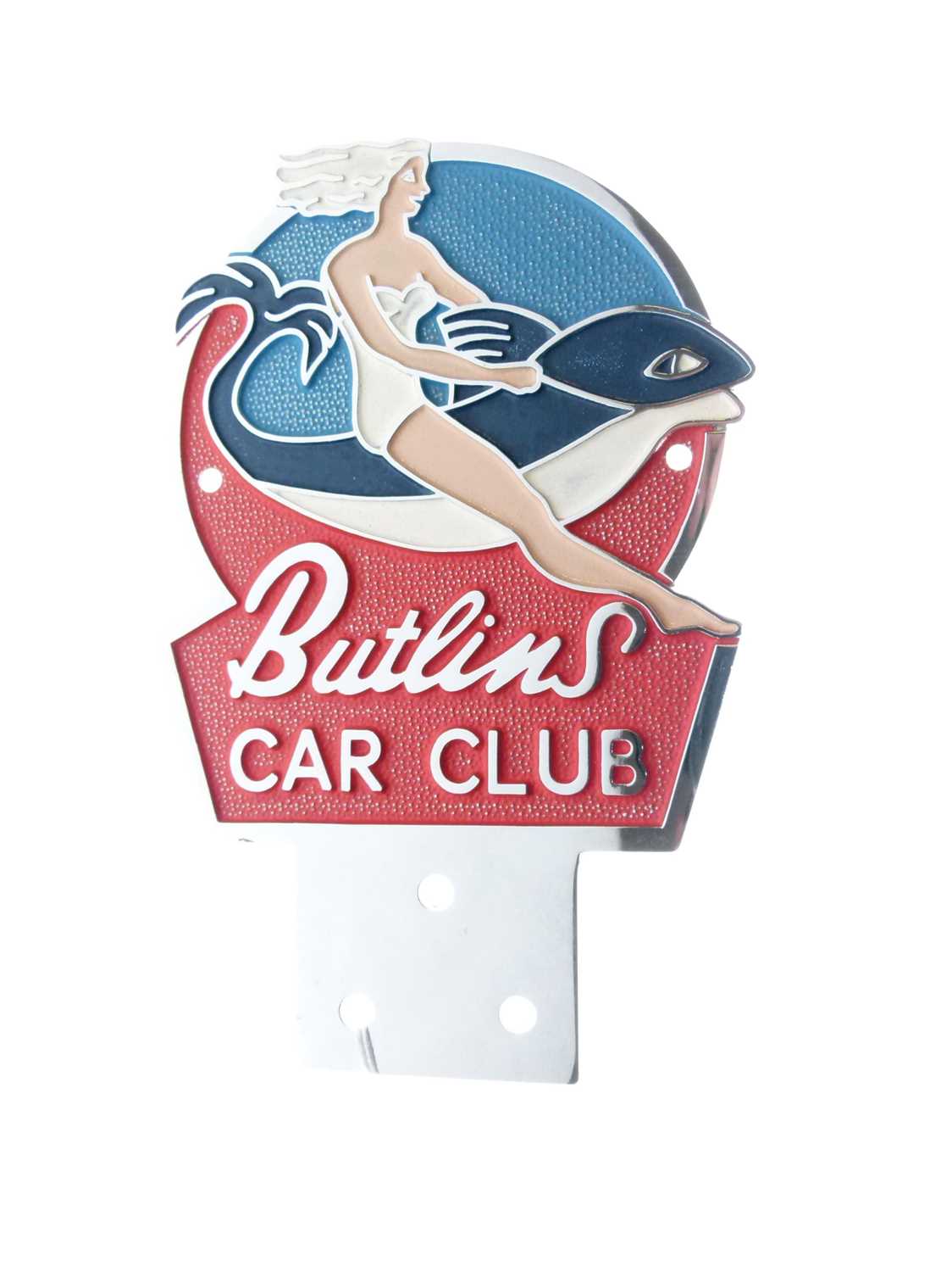 Lot 230 - Vintage Butlins car club badge