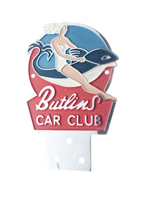 Lot 230 - Vintage Butlins car club badge