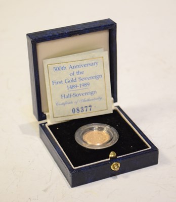 Lot 167 - 500th Anniversary half sovereign