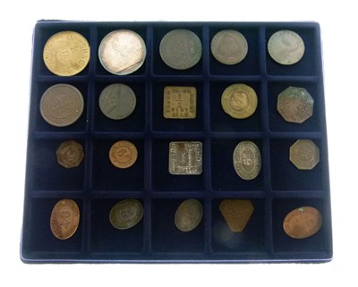 Lot 190 - Quantity of Georgian and later trade and bank tokens