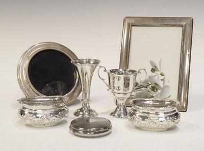 Lot 148 - Pair of late Victorian silver salts