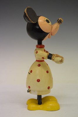 Lot 394 - Wooden 'Disney's' Minnie Mouse money box