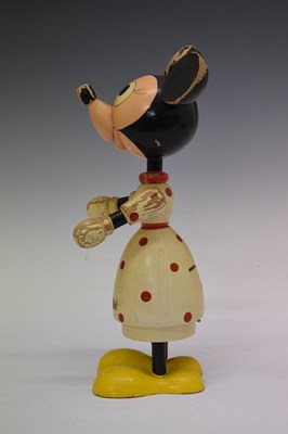 Lot 394 - Wooden 'Disney's' Minnie Mouse money box