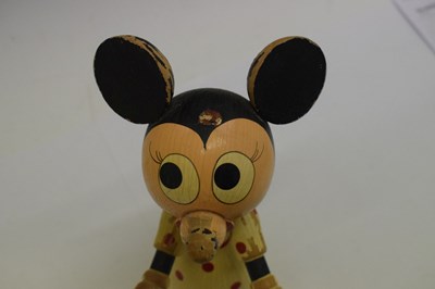 Lot 394 - Wooden 'Disney's' Minnie Mouse money box