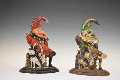 Lot 253 - Pair of Mr Punch door stops