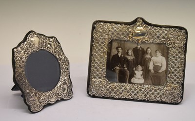 Lot 156 - Two silver photo frames