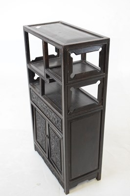 Lot 373 - Chinese table-top cabinet