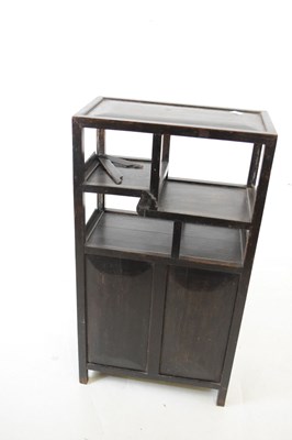 Lot 373 - Chinese table-top cabinet