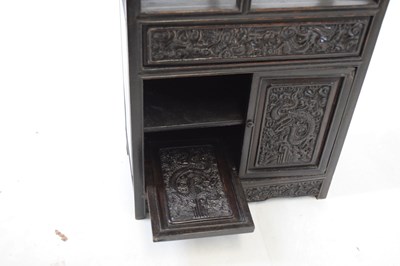 Lot 373 - Chinese table-top cabinet