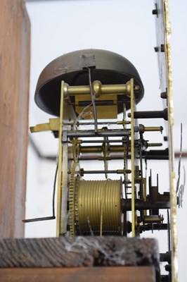 Lot 238 - Caleb Evans, Bristol (fl. c. 1766-1775) - George III mahogany cased 8-day brass dial longcase clock