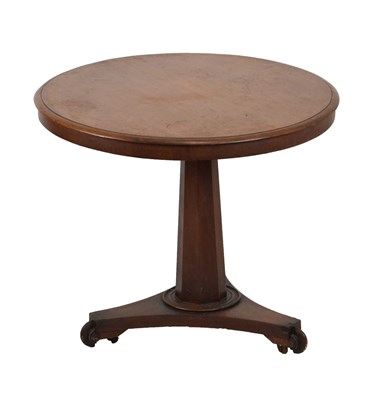 Lot 487 - Victorian mahogany pedestal centre table