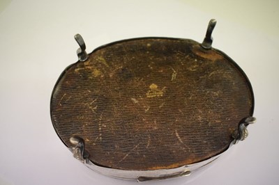 Lot 114 - Edward VII silver and tortoiseshell mounted jewellery box