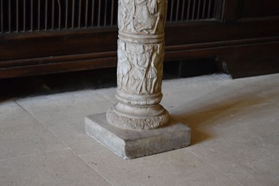 Lot 103 - Decorative composition plant pedestal or pillar