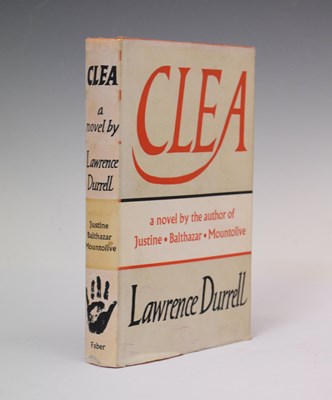 Lot 296 - Durrell (Lawrence) - Clea, 1st Edition, and others