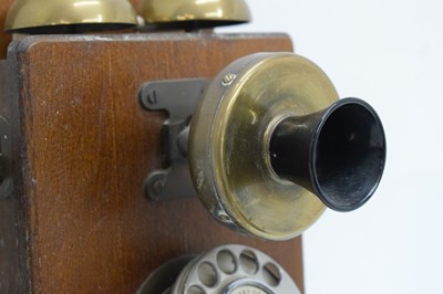 Lot 197 - Vintage reproduction 'Centenary of the telephone 1876-1976' wall mounted telephone