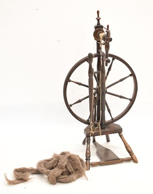 Lot 187 - Spinning wheel